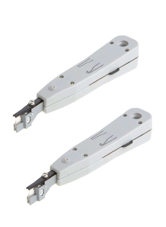 Atevon HT-3141 Krone Punch Down Tool - Impact Crimper for 110/88 Type AMP Modules, Keystone Jacks & Network Junction Boxes | Ratchet-Type for Telephone & Data Wires - Pack of 1 - Image 1